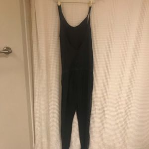 Zara W&B Collection Dark Gray/Black Jumpsuit